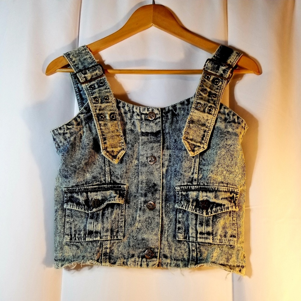Vintage | Denim Tank Vest - M